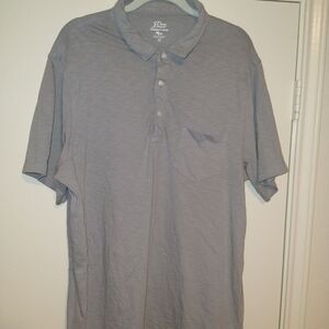 J Crew Garment-Dyed Slub Cotton Polo Shirt Men's sz XXLT